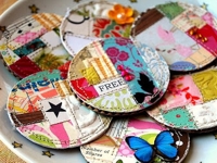 sei lifestyle Paper Scraps Magnets